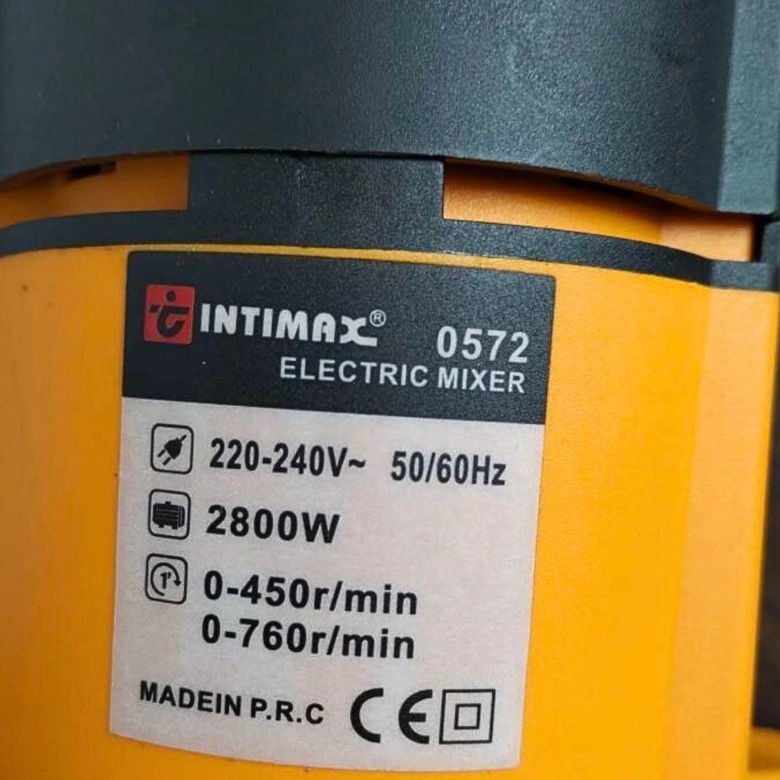 همزن صنعتی اینتیمکس مدل 0572 دو موتوره دو تیغ ۲۸۰۰ وات